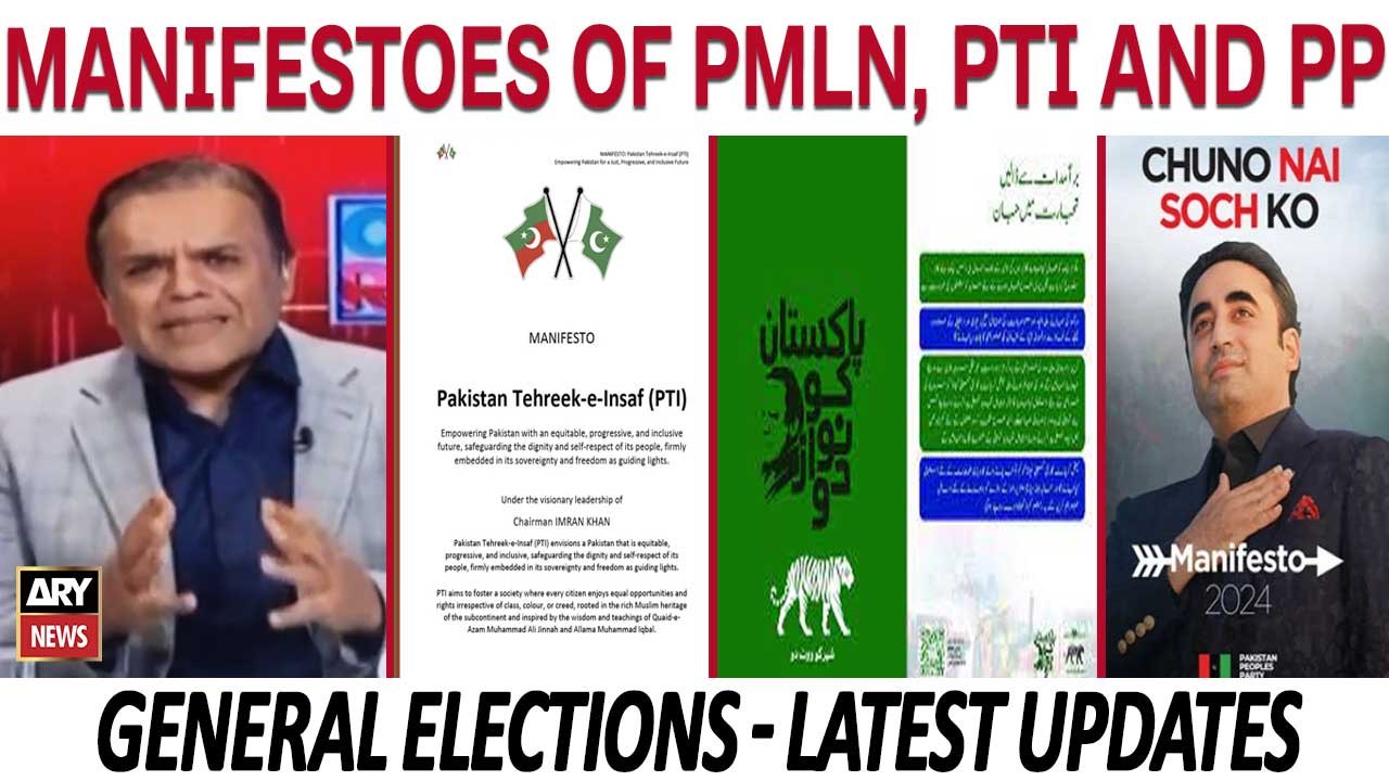 WATCH: Kashif Abbasi's expert analysis on political parties' manifestoes and Elections 2024