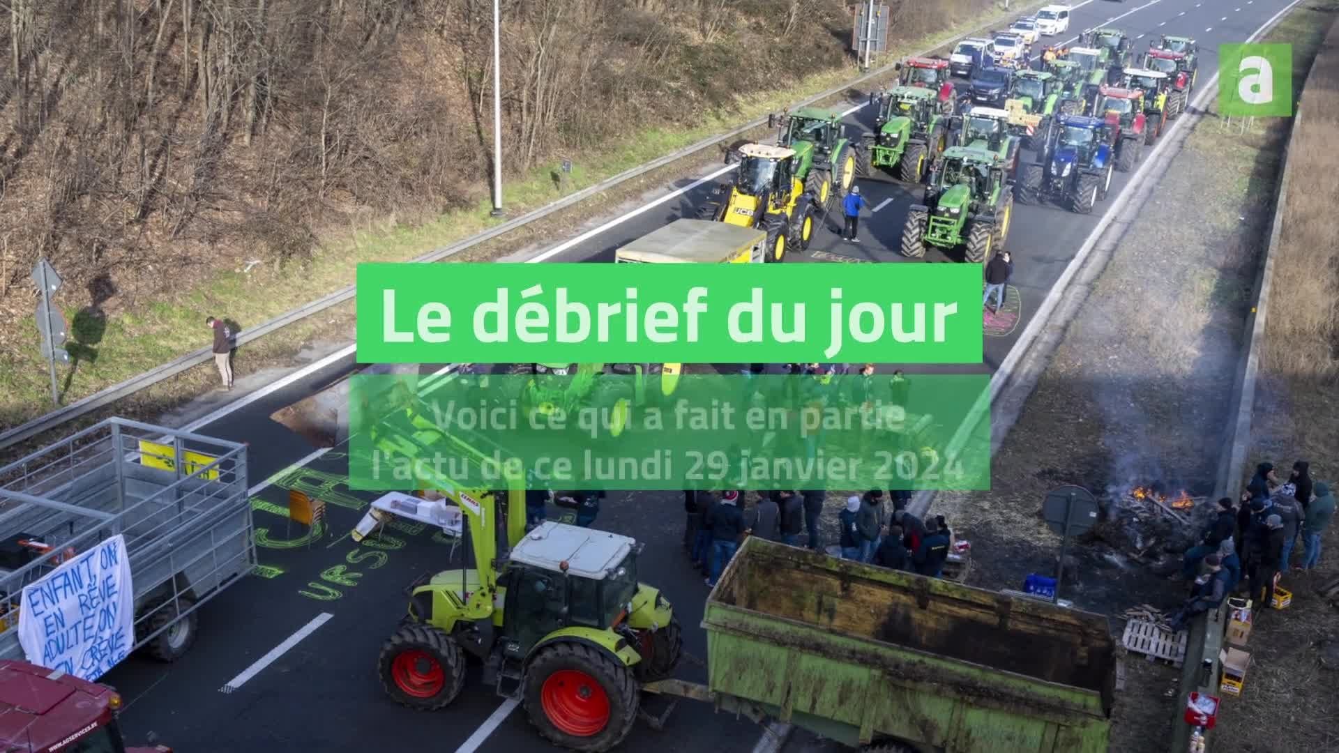 Débrief du jour 29 janvier 2024