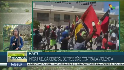 Haití inicia huelga general de tres días contra la violencia
