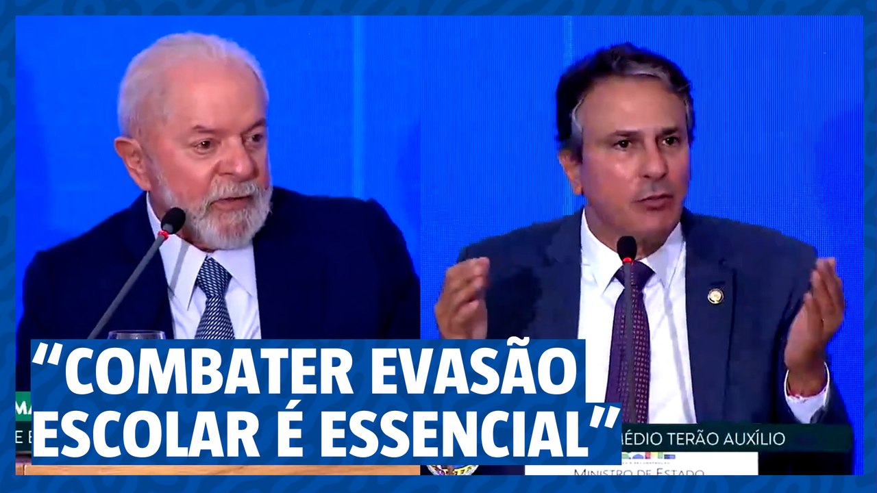 Presidente Lula assina programa "Pé de Meia"