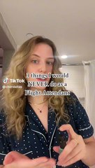 Le cose da evitare in aereo secondo la hostess