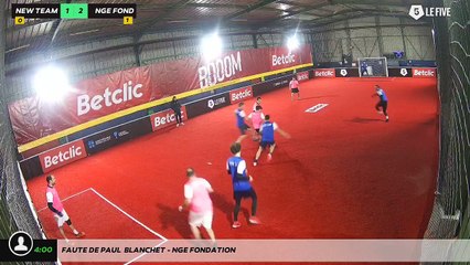 Faute de Paul  BLANCHET - NGE FONDATION