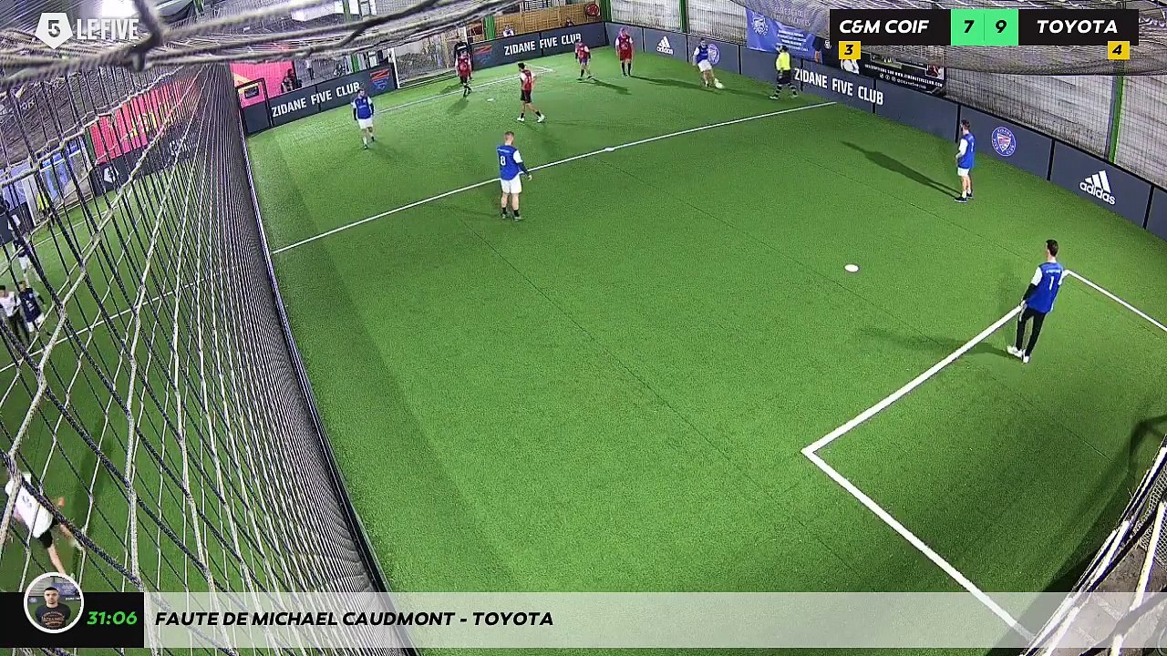 Faute de Michael Caudmont - TOYOTA