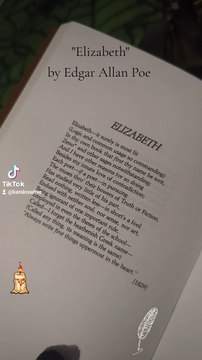 Poetry Reading: Elizabeth by Edgar Allan Poe | #shorts