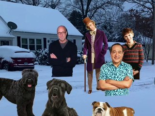 Jim Henson Dogs Xexuson - Real Life Dog Segment - Meet Jason and Rod and Jeff The Dog Snow Winter