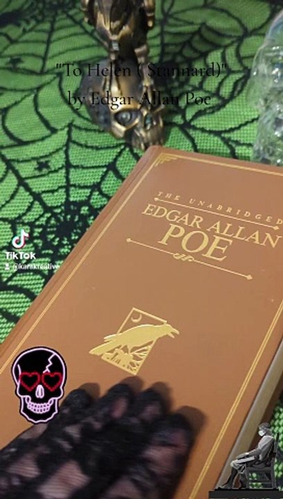 Poetry Reading: "To Helen (Stannard)" by Edgar Allan Poe | #shorts