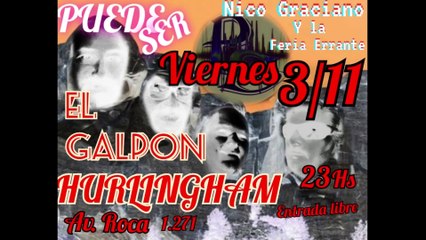 Nico Graciano & La Feria Errante @El Galpón, Hurlingham, Buenos Aires - 03.11.2023 - Full Audio Ambiente