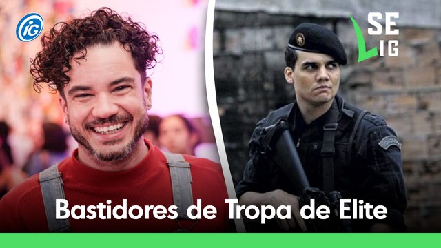 Fiquei vendo embaçado : Thiago Mendonça relembra bastidores de cena em Tropa de Elite
