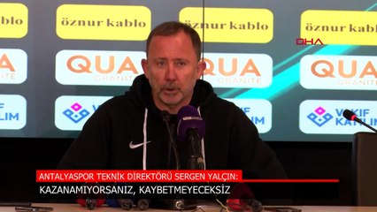 Sergen Yalçın: Kazanamıyorsanız, Kaybetmeyeceksiniz! ⚽