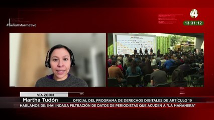 Martha Tudón habla de sobre la filtración de datos de periodistas que acuden a "La Mañanera"