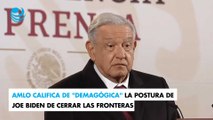 AMLO califica de 