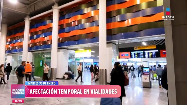 Afectan vialidades en zona del ingreso del aeropuerto de Guadalajara