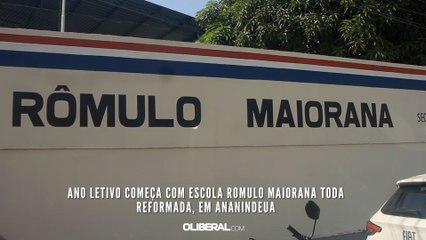 Ano letivo começa com Escola Romulo Maiorana toda reformada, em Ananindeua