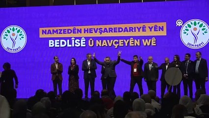 DEM Parti Van'daki adaylarını tanıttı