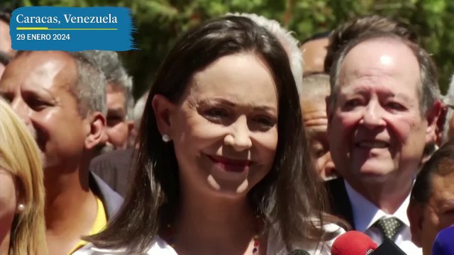 Declaraciones de María Corina Manchado