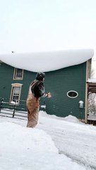 Queria fazer vídeo de queda de neve... mas acabou em momento 'falhado'