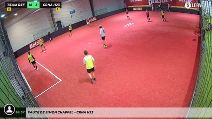 Faute de Simon Chappel - CRNA H23