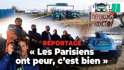 Télécharger la video: « Les Parisiens ont peur, c’est bien » : on a suivi le début du « siège de Paris » avec les agriculteurs sur l’A6