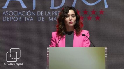 Isabel Díaz Ayuso: “Somos una región muy alegre que solo ambiciona mejorar y crecer"