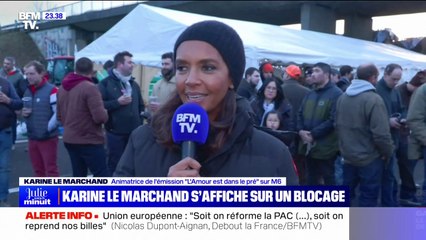 LA BANDE PREND LE POUVOIR - Karine Le Marchand s'affiche sur un blocage
