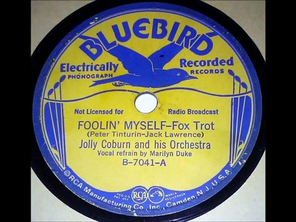 Jolly Coburn & His Orchestra - Pin A Bluebonnet On Your New Bonnet (1937)