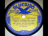 Jolly Coburn and His Orchestra - Afraid To Dream (1937)