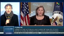 Türkiye: Arriba a la capital subsecretaria de estado de EE. UU. para tratar temas de conflicto