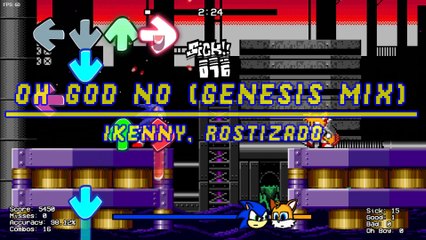 FNF OH GOD NO (Genesis Mix) Walkthrough