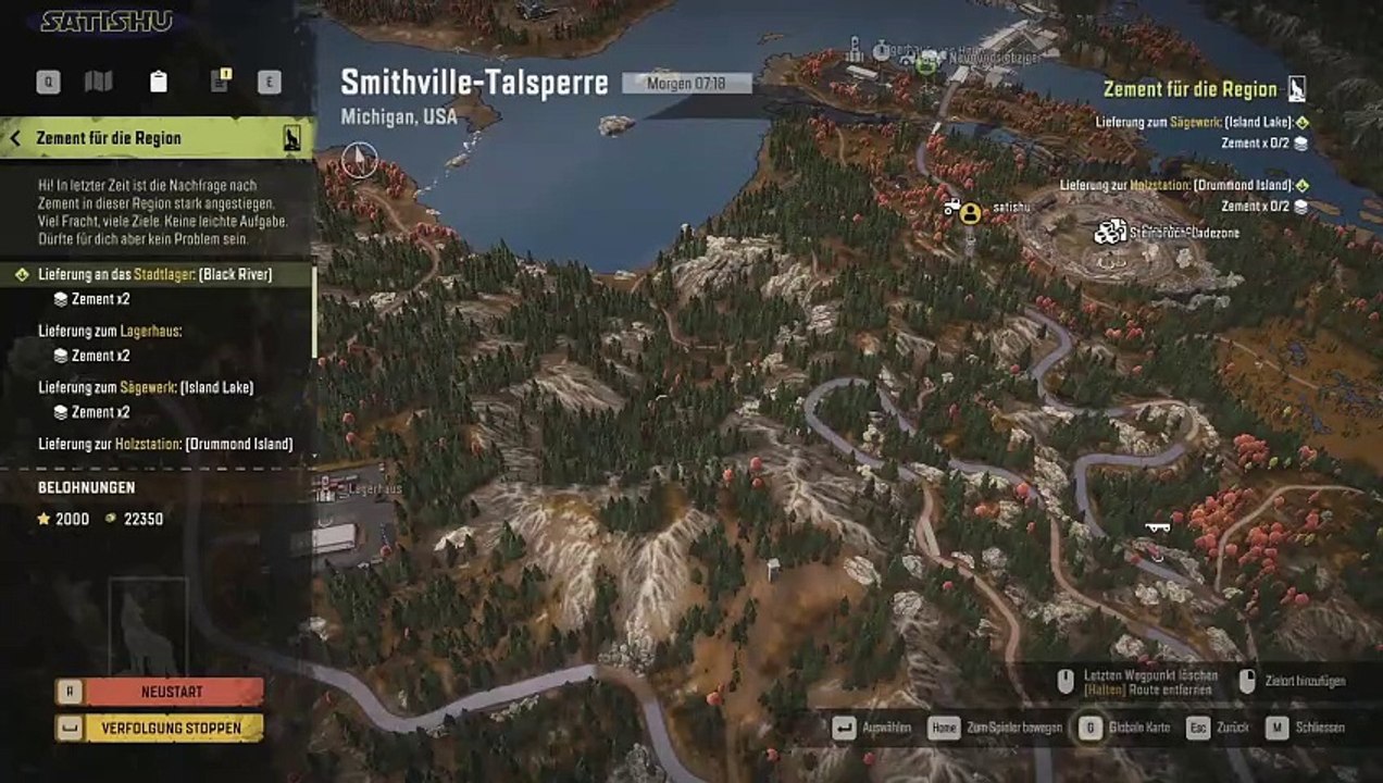 Zement für die Region. SnowRunner #104