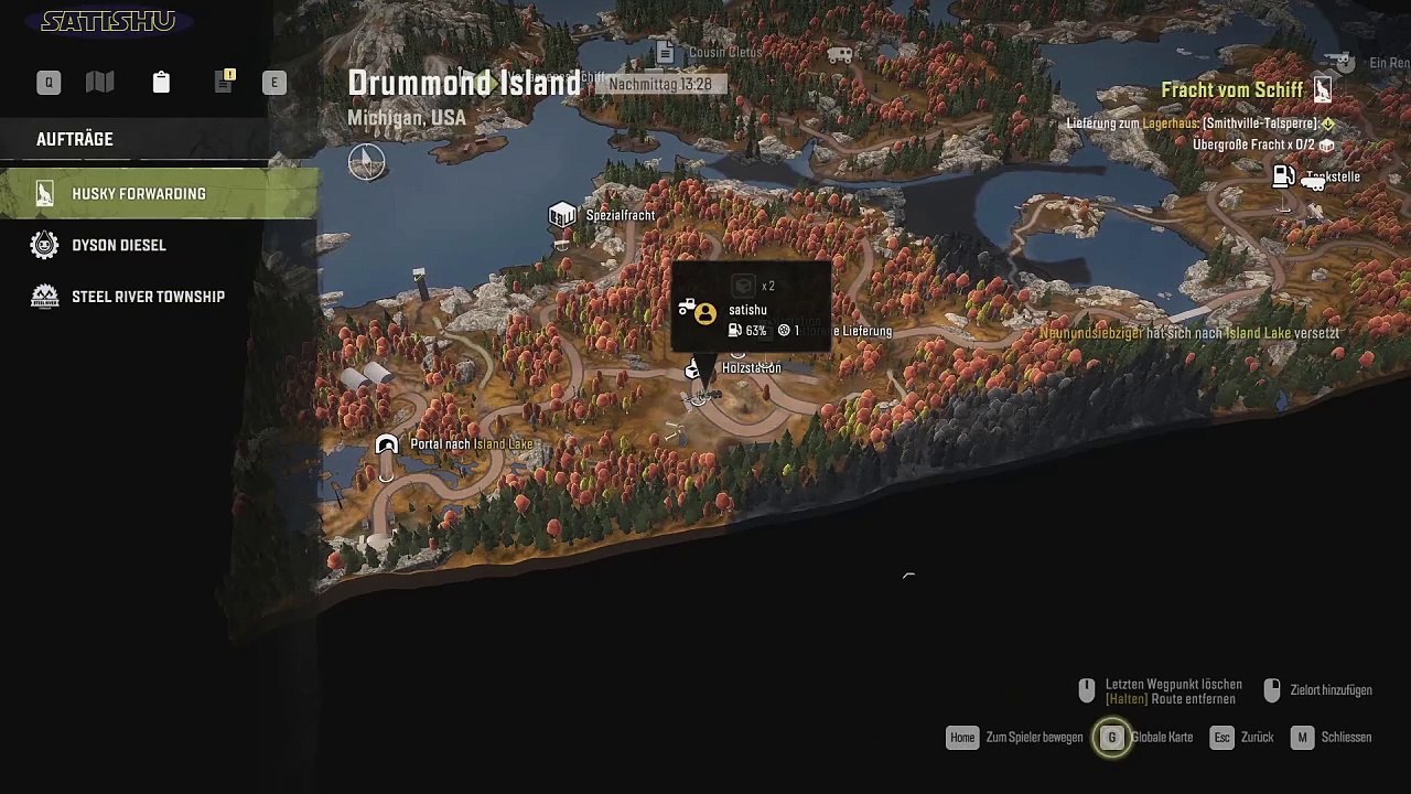 LKW im Abendrot. SnowRunner #105