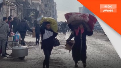 Rakyat palestin terpaksa larikan diri lagi selepas Israel beri amaran