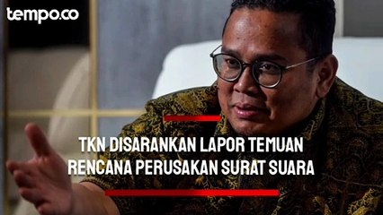 Bawaslu Sarankan TKN Prabowo-Gibran Laporkan Temuan Rencana Perusakan Surat Suara