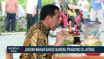 Jokowi Makan Bakso Bareng Prabowo di Jateng, Ganjar: Simbol Dukungan