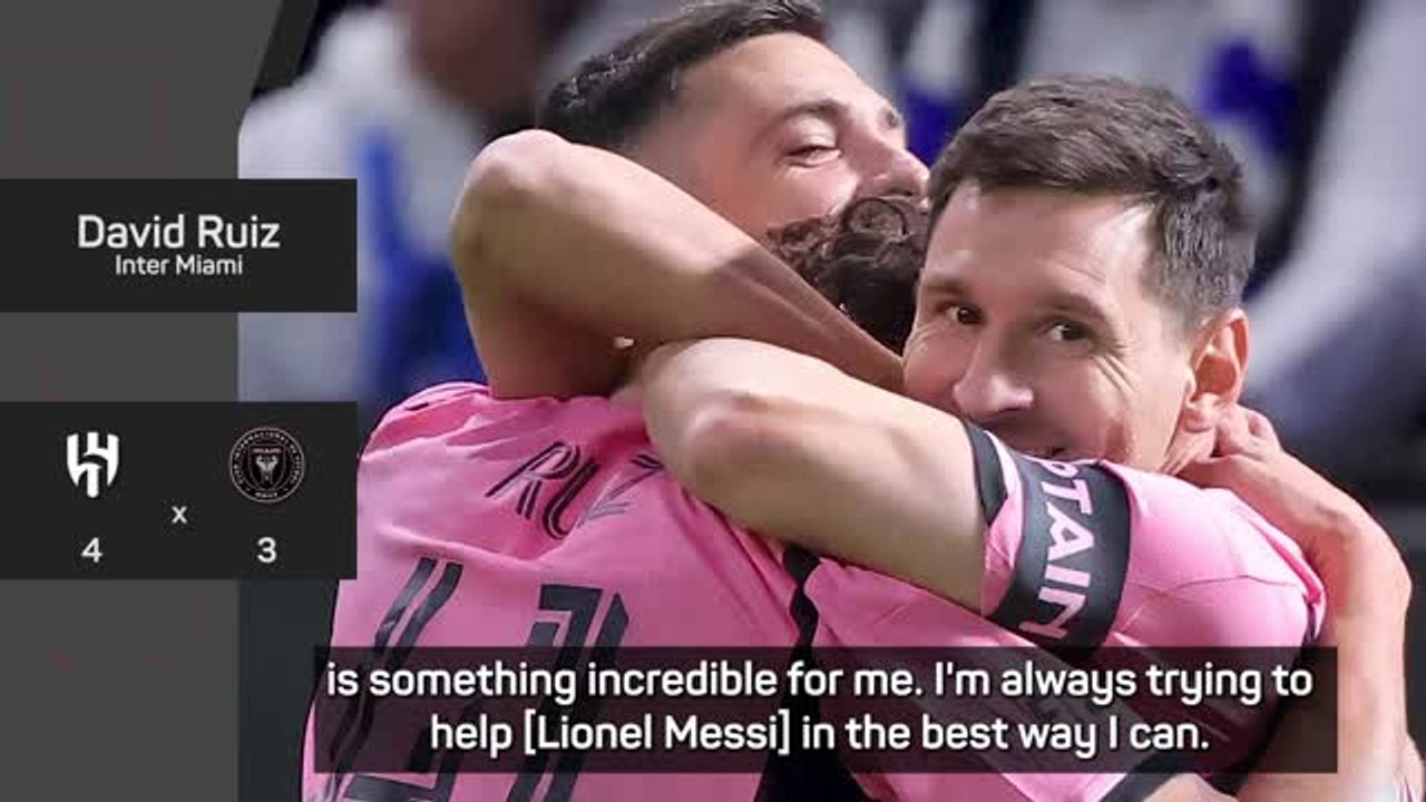 Inter Miami teenager Ruiz eager to be part of Messi v Ronaldo resumed