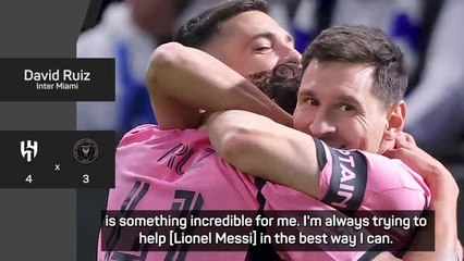 Inter Miami teenager Ruiz eager to be part of Messi v Ronaldo resumed