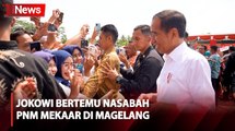 Kemesraan Presiden Jokowi saat Temui Ibu-Ibu Nasabah PNM Mekaar di Magelang