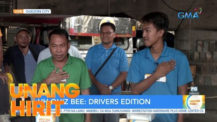 UH Quiz Bee— Driver’s edition sa Quezon City | Unang Hirit