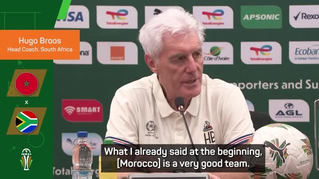 Broos sends warning to high-flying Morocco
