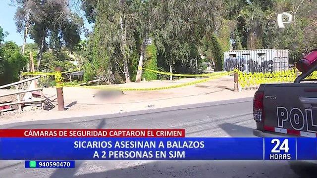 San Juan de Miraflores: buscan a sicarios que asesinaron a dos hombres