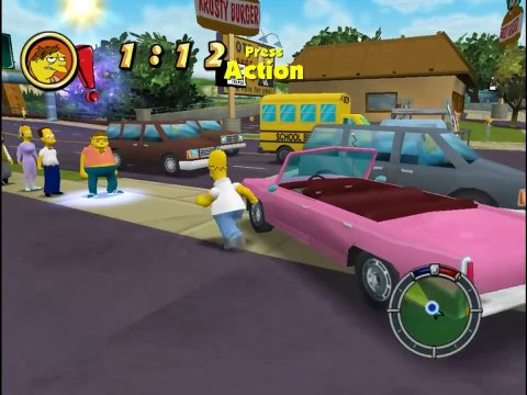 Simpsons Hit & Run - Mission 3 - GRAD