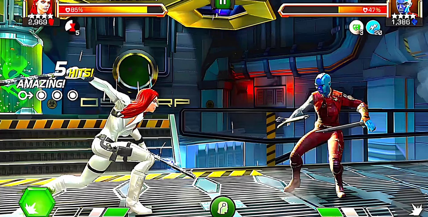 Black widow Vs nebula Fighting video 
