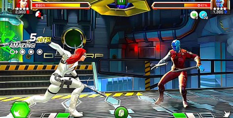 Black widow Vs nebula Fighting video 