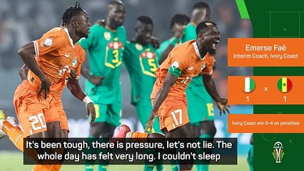 Ivory Coast caretaker coach says his team 'responded like men' to beat Senegal