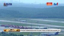 #AgongKita: Pesawat Khas Diraja meninggalkan KLIA