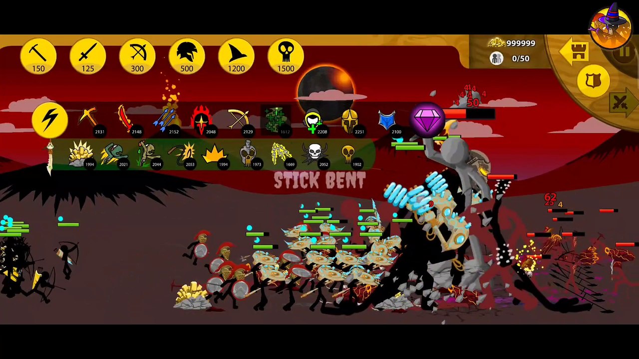 TEST EVOLUTION POWER ARMY SPEARTON VAMP UPGRADE | STICK WAR LEGACY | STICK BENT