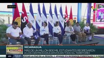 Nicaragua: Más de 1 millón de estudiantes regresaron a las aulas