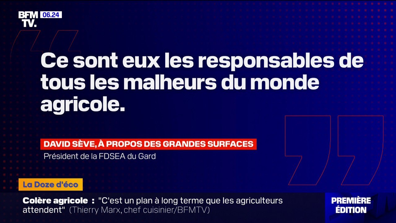 Colère des agriculteurs: la grande distribution, à l'origine de tous les maux?