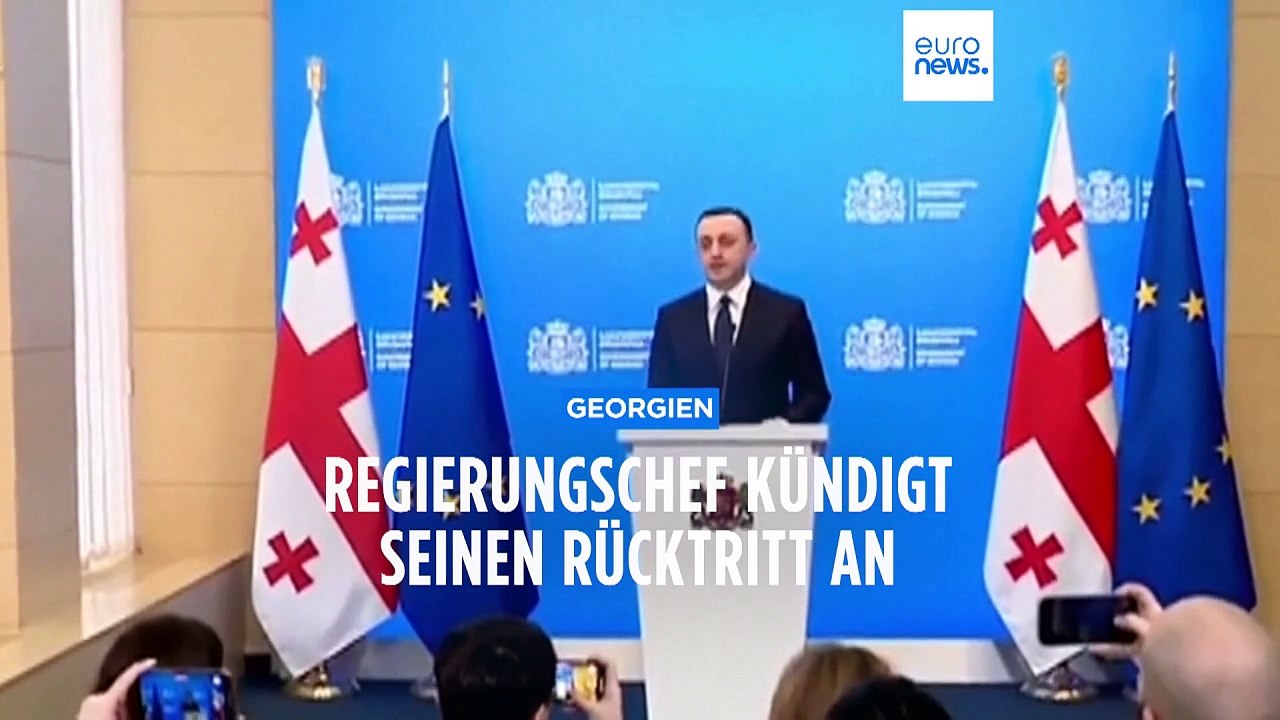 Machtpoker in Tiflis? Russlandfreundlicher Regierungschef Garibaschwili tritt ab