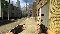 Counter-strike source - 3 Knife skins - Vorpal blade - Skeleton Hand - Zombie