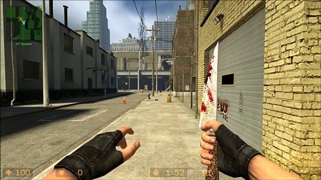 Counter-strike source - 3 Knife skins - Vorpal blade - Skeleton Hand - Zombie